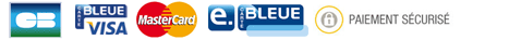 Paiement sécurisé par carte bancaire, carte visa, Master Card, e-carte bleue Paiement sécurisé