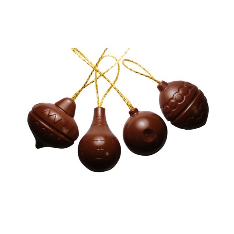 Moule Chocolat Professionnel Boules De Noel Assorties Cerf Dellier