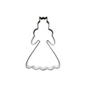 Emporte-pièce princesse 8,9 cm Emporte-pièce princesse 8,9 cm