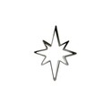 Emporte-pièce étoile pointue 5 cm Emporte-pièce étoile pointue 5 cm