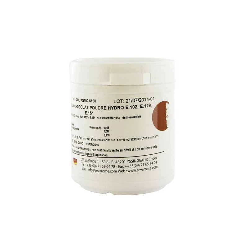 Colorant poudre alimentaire Chocolat 100 g