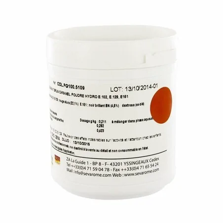 Colorant poudre alimentaire Caramel 100 g
