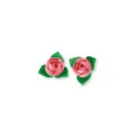 Boutons de rose rose Patisdécor x15