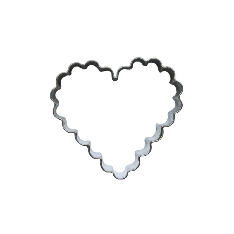 Emporte-pièce pour biscuits, coeur, inox, 4 cm