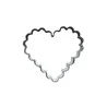 Emporte-pièce coeur cannelé 4,7 cm