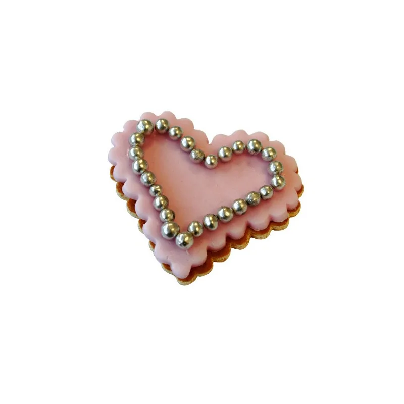 Emporte-pièce coeur cannelé 4,7 cm