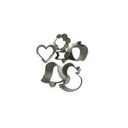 Emporte-pièce Mini Clôture Pour Décorer Gâteaux Et Pâtisseries - Environ 7.2x8.3 Cm - 4