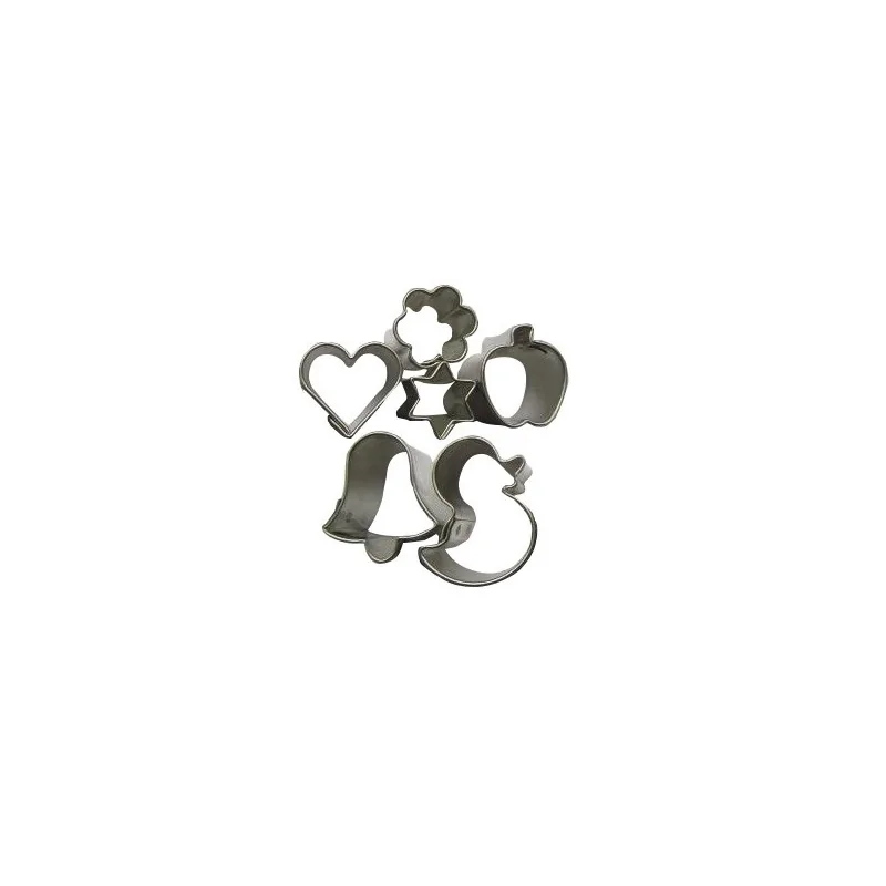 Emporte-pièce mini formes 2 cm (x6)
