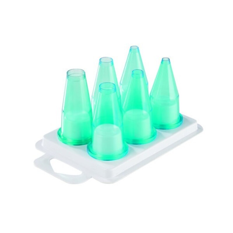 Douilles unies polycarbonates x6