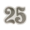 Dummy chiffre 25 argent Gatodéco