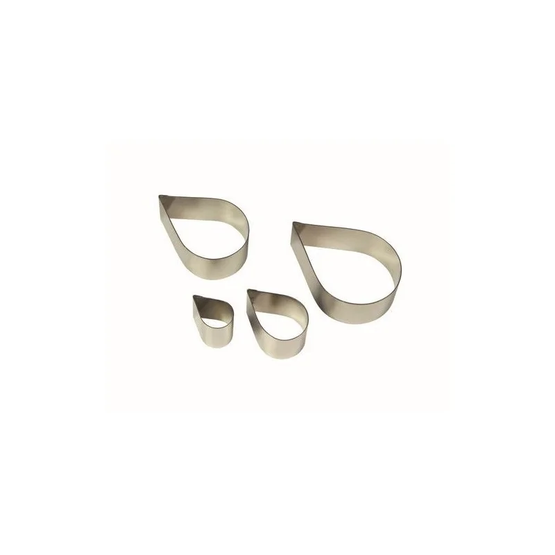 Emporte-pièce inox pétales de roses PME (x4) 