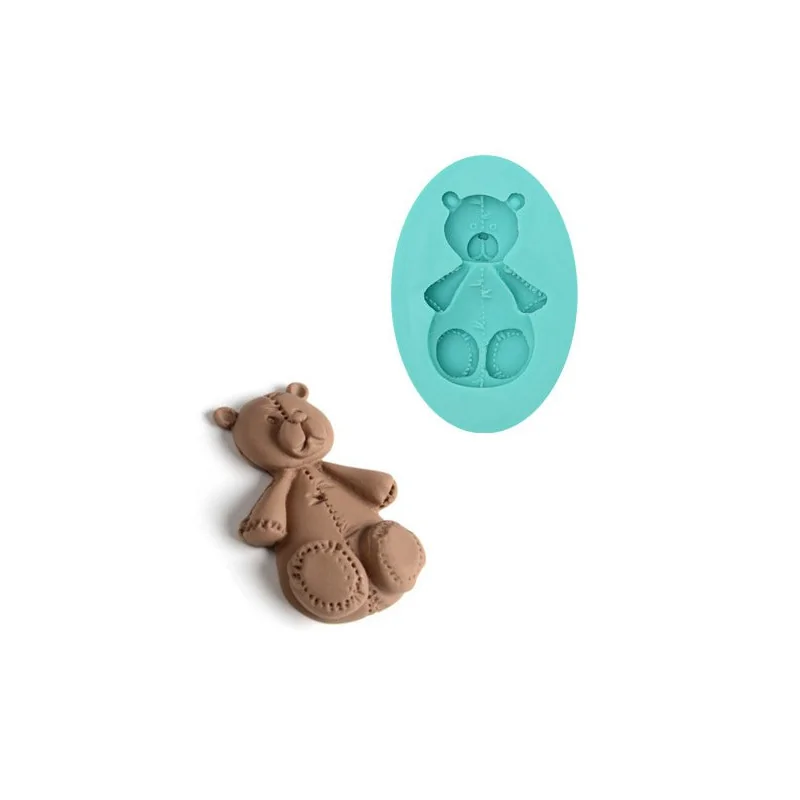 Moule Silicone Ourson Moule Pate A Sucre Cerf Dellier