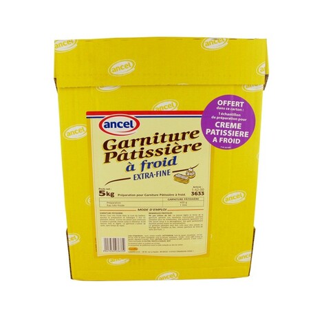 Crème Pâtissière à Froid PREMIUM - Préparation Pâtissière Ancel 1kg