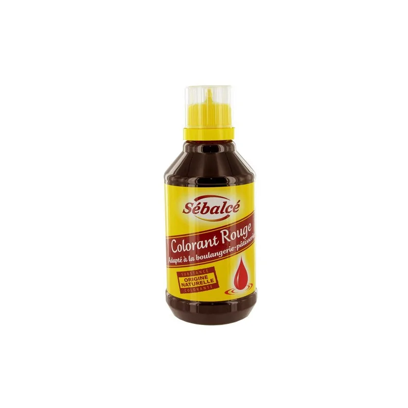 Colorant alimentaire Rouge Sébalcé 0,5 L
