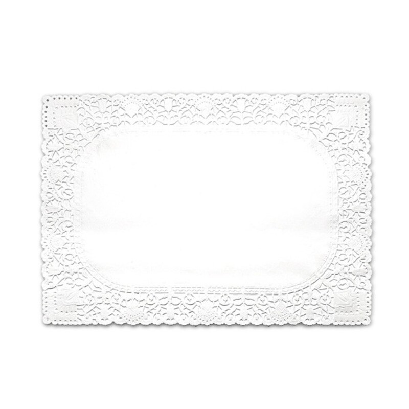 Dentelle blanche 40 x 30 cm (x250)