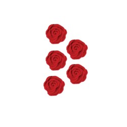 Roses décoratives rouges (x12)