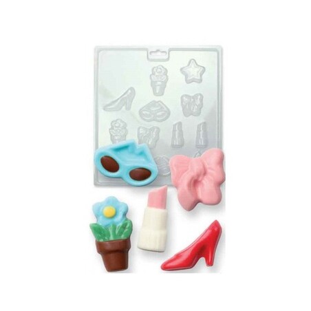 Moule chocolat PVC girly