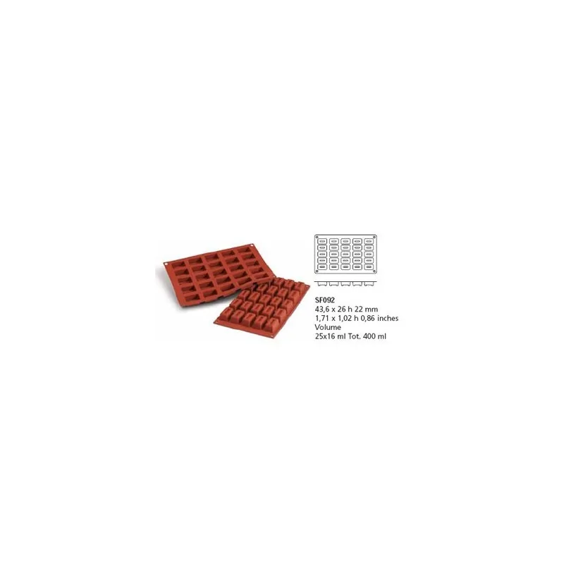 Moule silicone 25 mini lingots