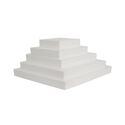 Présentoir polystyrène pyramide losange Présentoir polystyrène pyramide losange
