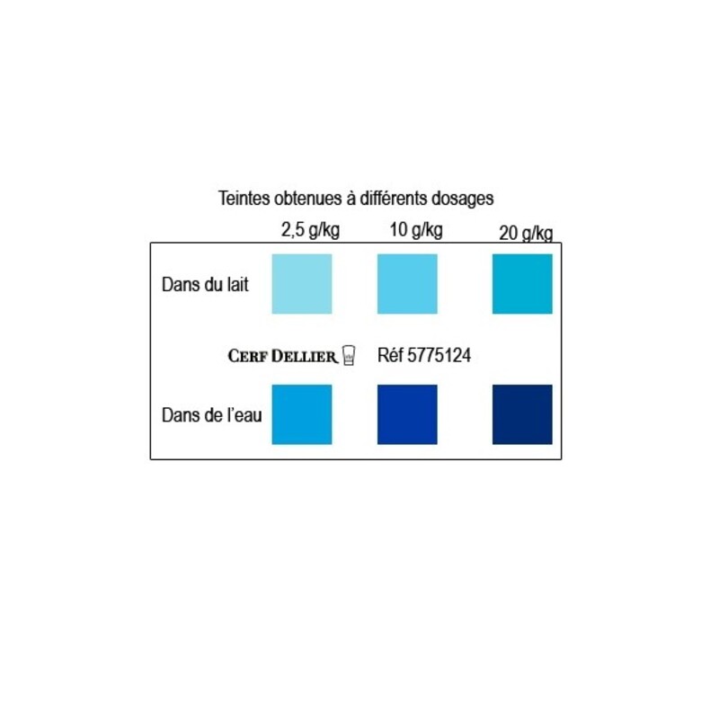 Colorant poudre alimentaire Bleu Turquoise 100 g