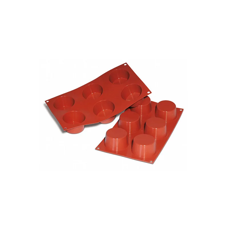 Moule silicone 6 muffins