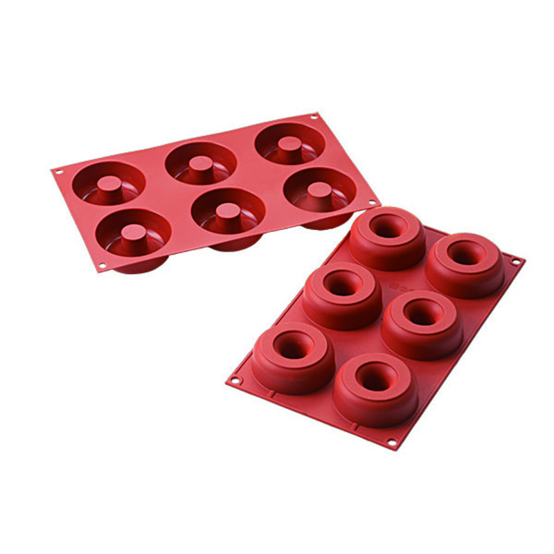 Moule silicone souple 40 mini disques pastilles 2,7 cm - Silikomart