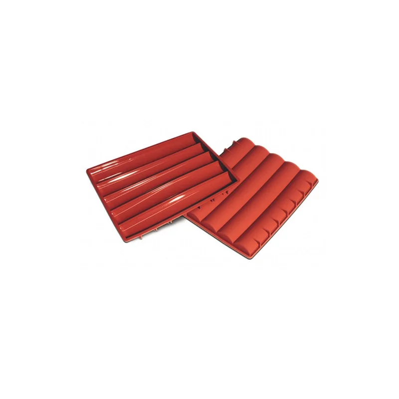 Moule silicone 5 barres arrondies