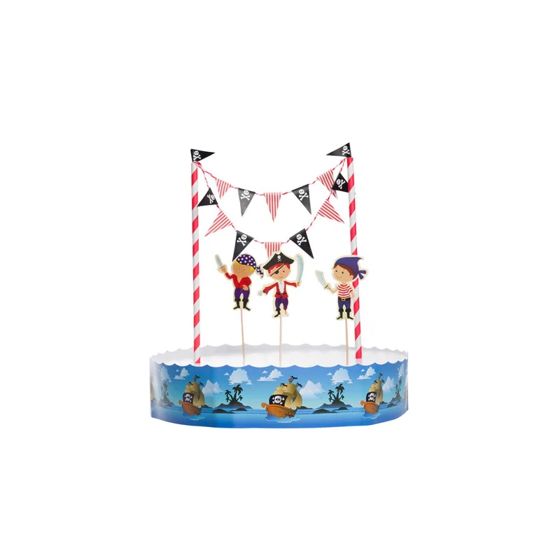 Kit décor gâteau Pirate