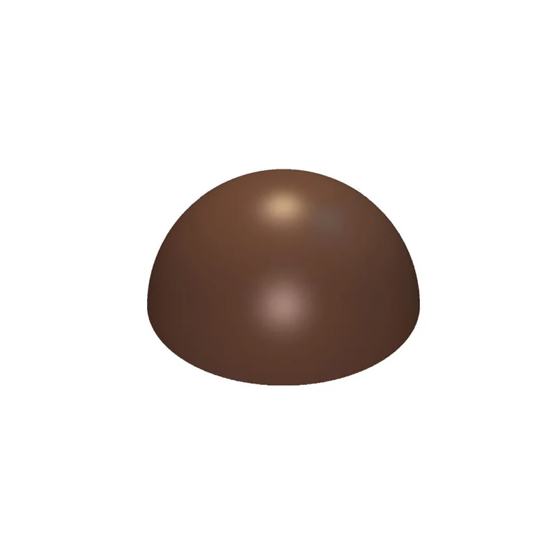 Moule chocolat polycarbonate demie sphère