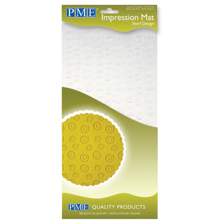 Tapis textures volutes PME 15 x 30 cm