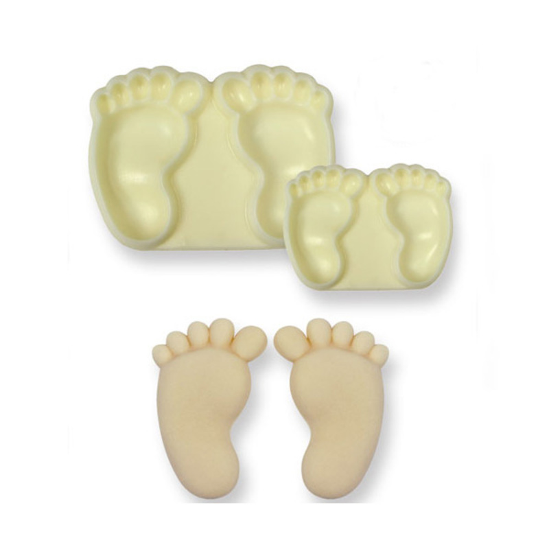 Moule silicone pieds (x2)