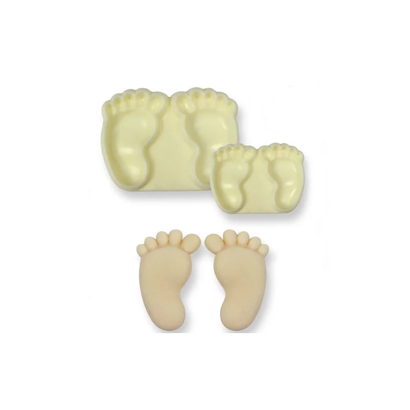 Moule silicone pieds (x2)