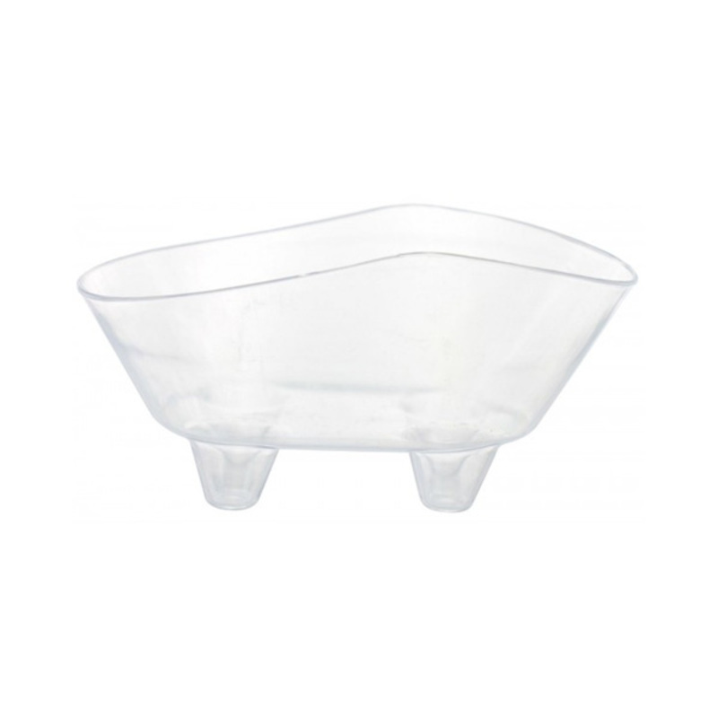 Boîte à dragées baignoire transparente x3