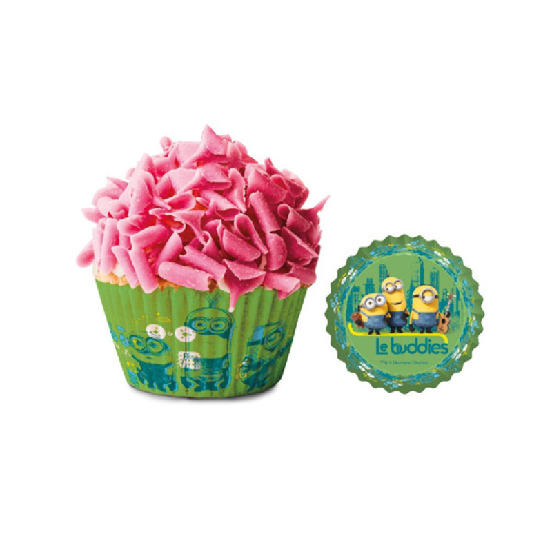 Caissette cupcake Minions (x 50)