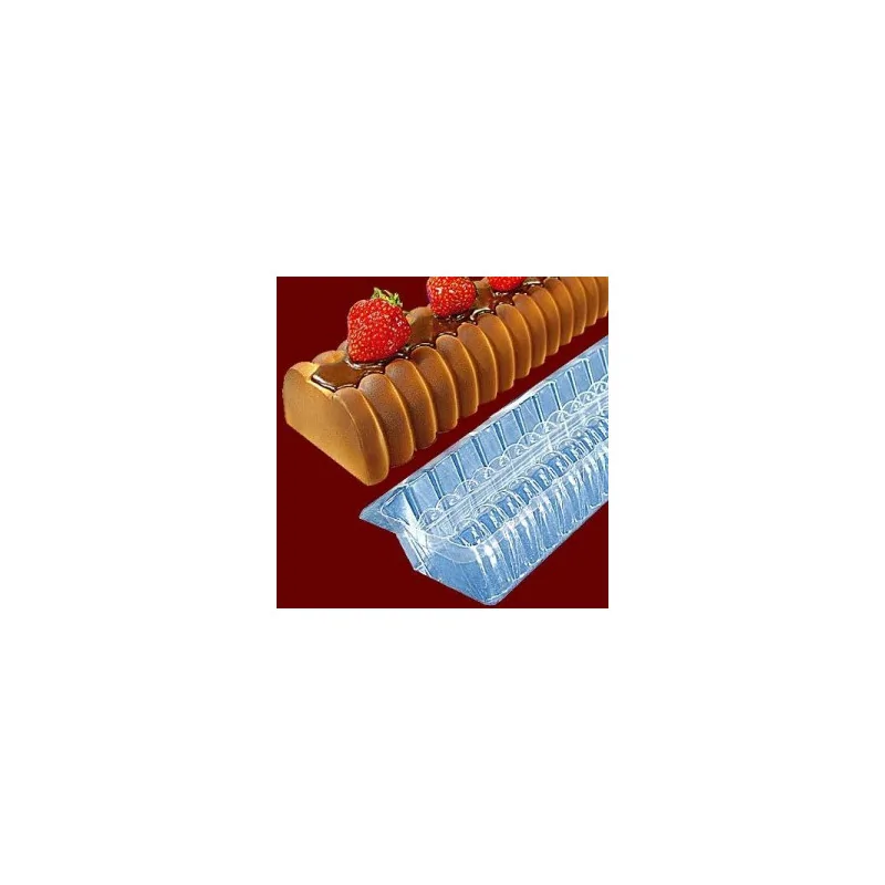 Gouttière à bûche annelée en PVC (x12)