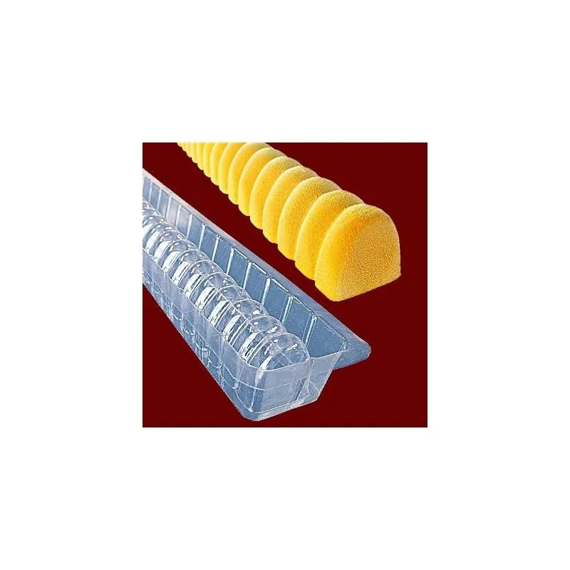 Gouttière à bûchette annelée en PVC (x12)