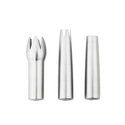 Douilles inox pour siphon ISI (x3) Douilles inox pour siphon ISI (x3)