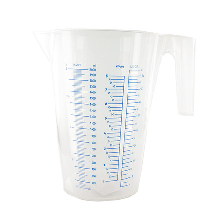 Pot mesureur gradué plastique 2 L