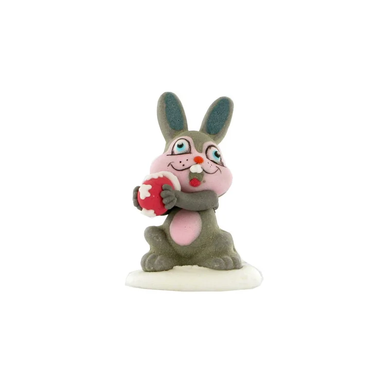 Lapin gris en sucre