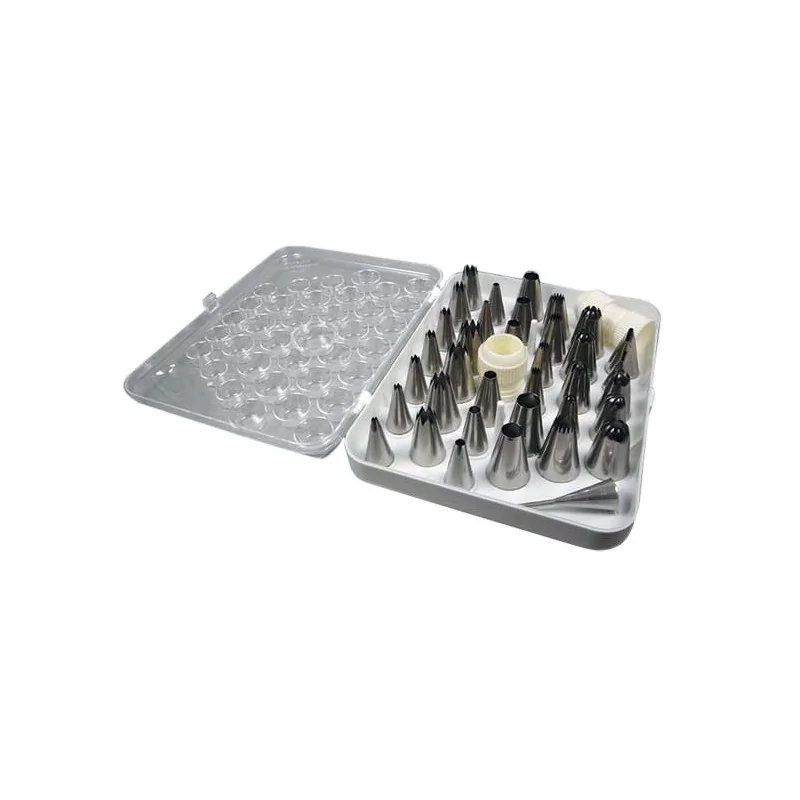 Coffret 35 douilles à pâtisserie inox