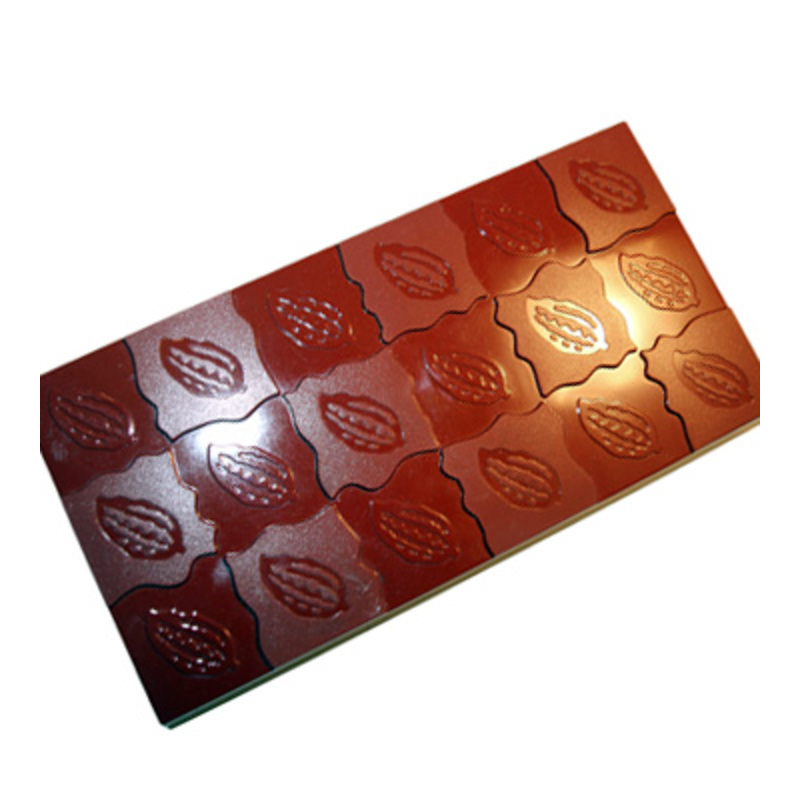 Moule plaque de chocolat cabosses