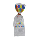 Sachets Happy Birthday fond plat + liens (x25)