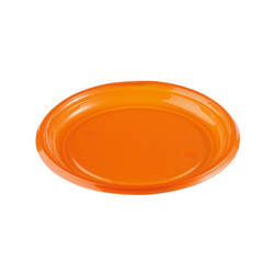 Assiettes plastique mandarines (x50)