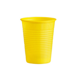 Gobelets plastique jaunes (x50)