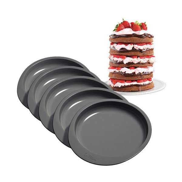 5 Moules Gateau A Etages Rainbow Cake Wilton Cerf Dellier