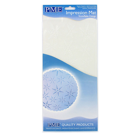 Tapis texture flocons PME 15 x 30 cm