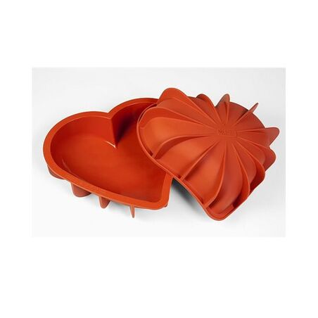 Moule à gâteau cœur silicone 24 cm 1300 ml Lékué 