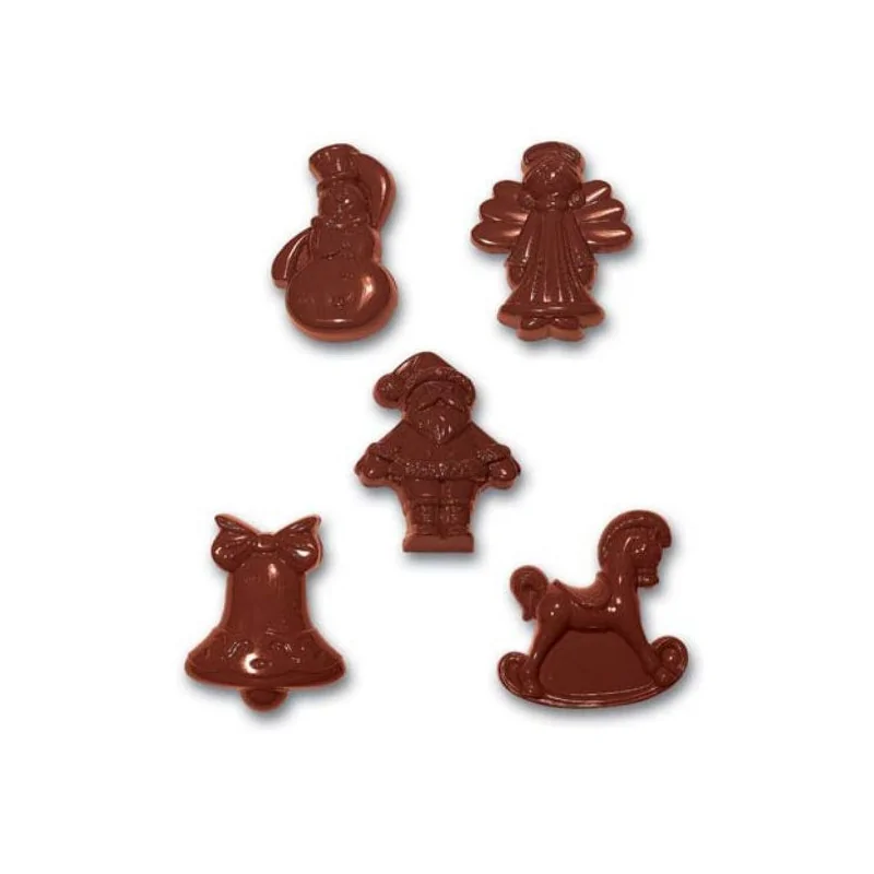 Moule chocolat sujets de Noël assortis