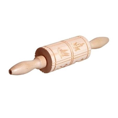 Rouleau à pâtisserie en bois 39 cm Empreinte - Scrapmalin