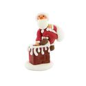 Décor sucre Père Noël cheminée Décor sucre Père Noël cheminée